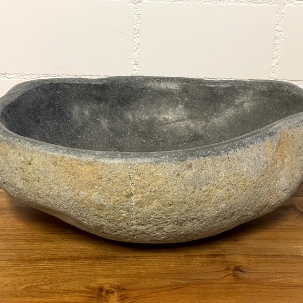 Flussstein Waschbecken A838 / 50x35